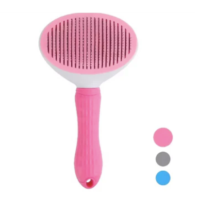 One-Click Pet Hair Removal Brush Pink