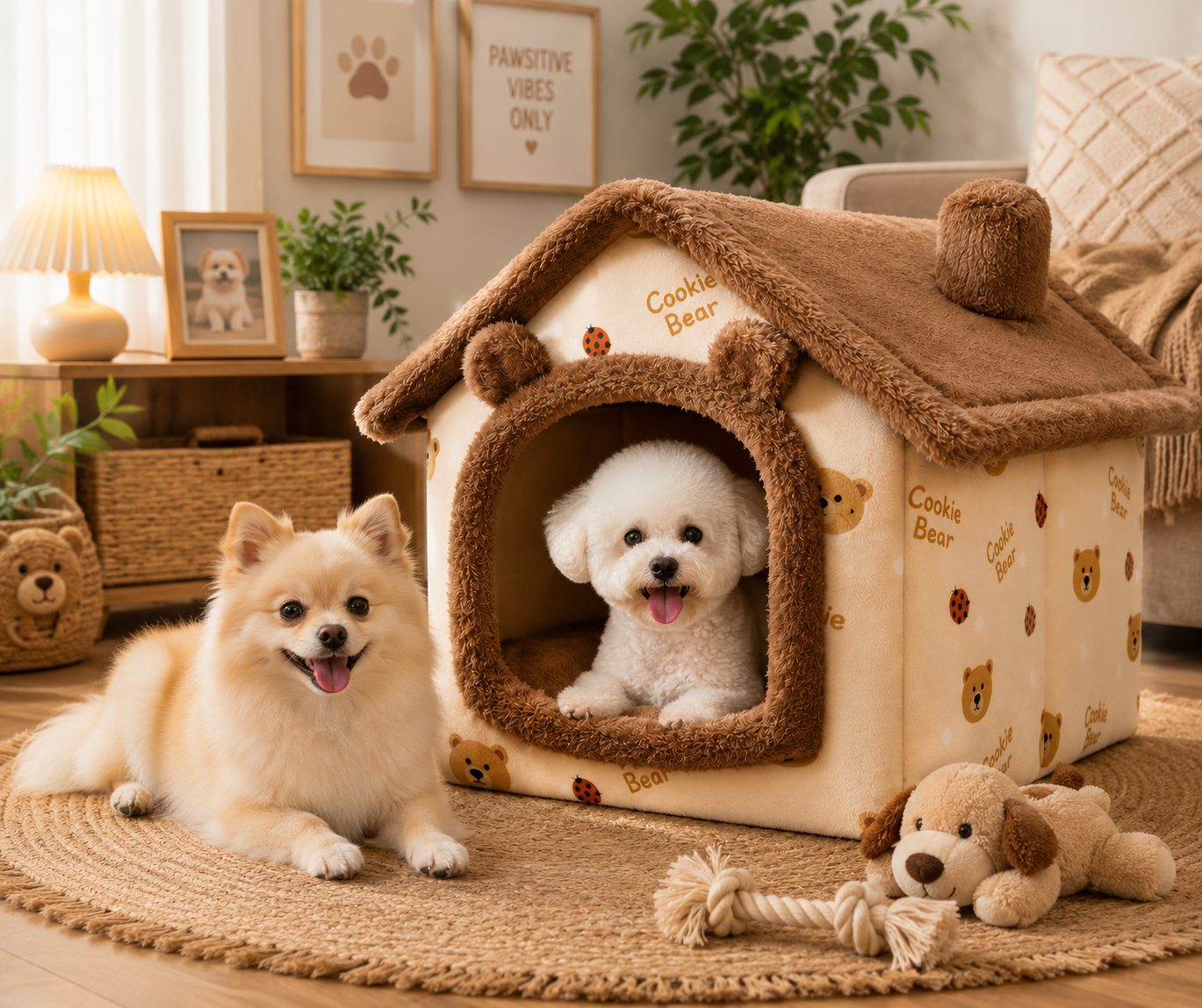 Soft Puppy House Soft Brown