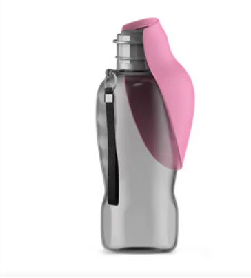 Portable Dog Water Bottle Pink