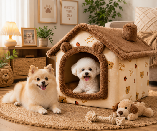 Soft Puppy House Soft Brown
