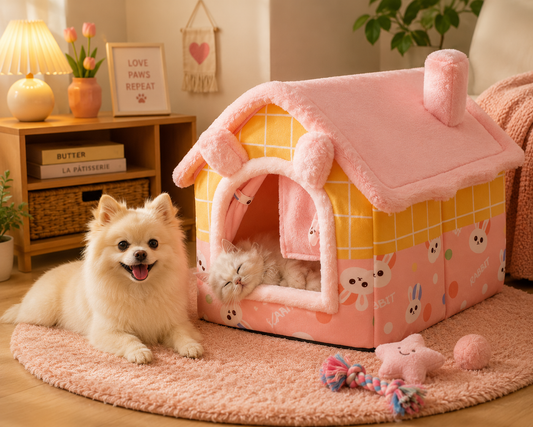 Soft Puppy House Pink