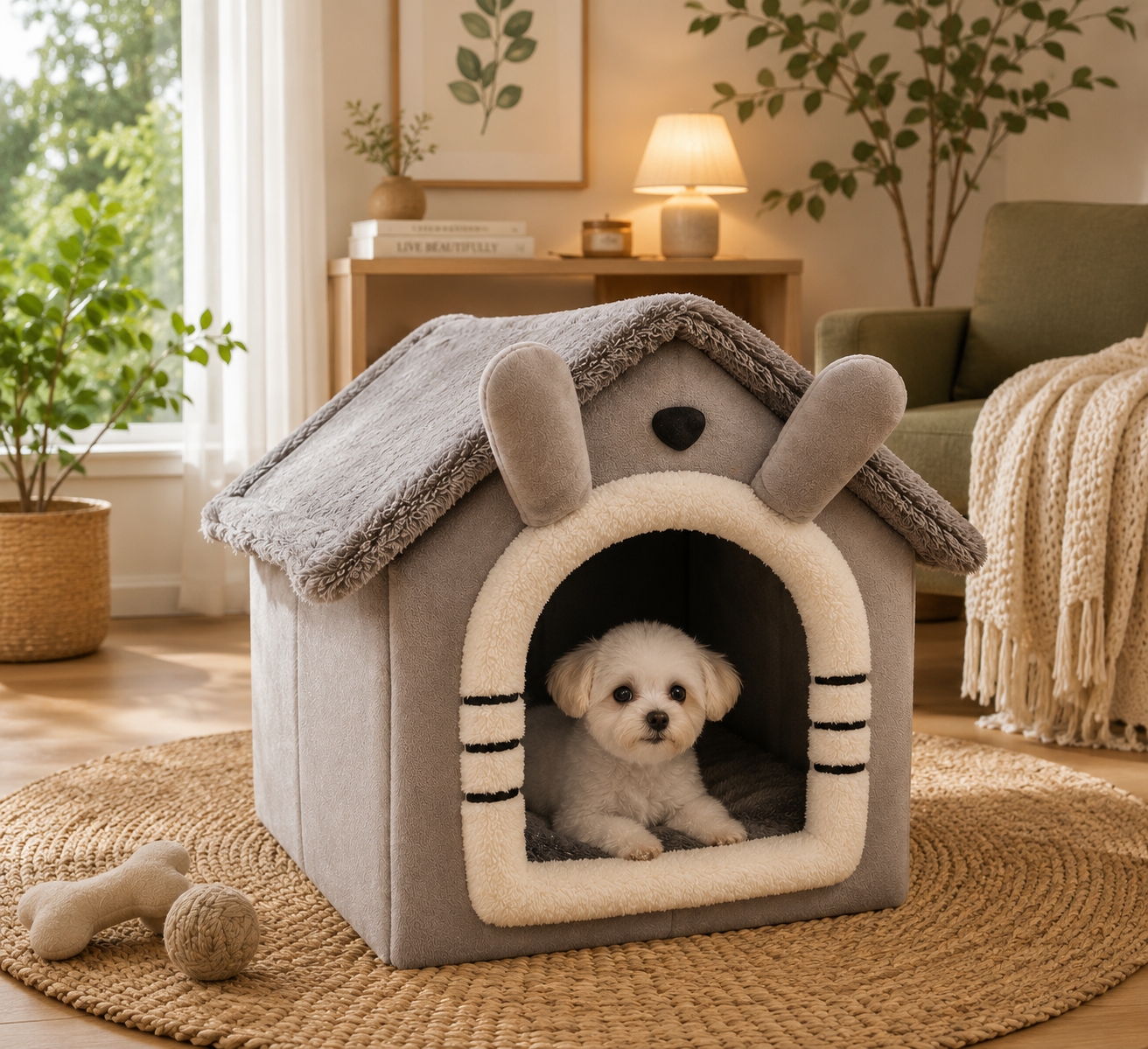 Pet Cartoon Ears House