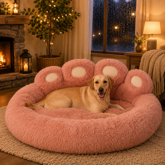 Paw Format Bed Pink