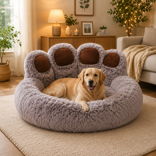 Paw Format Bed Light Coffee