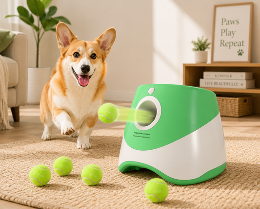 Automatic Mini Ball Launcher Green