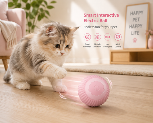 Smart Interactive Electric Ball Pink
