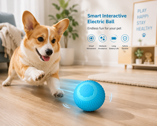 Smart Interactive Electric Ball Blue
