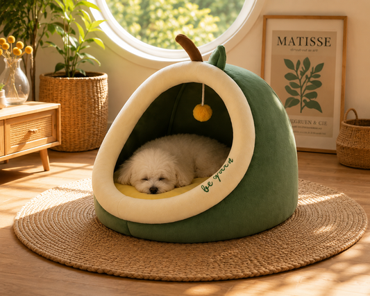 Plush House/Bed Green